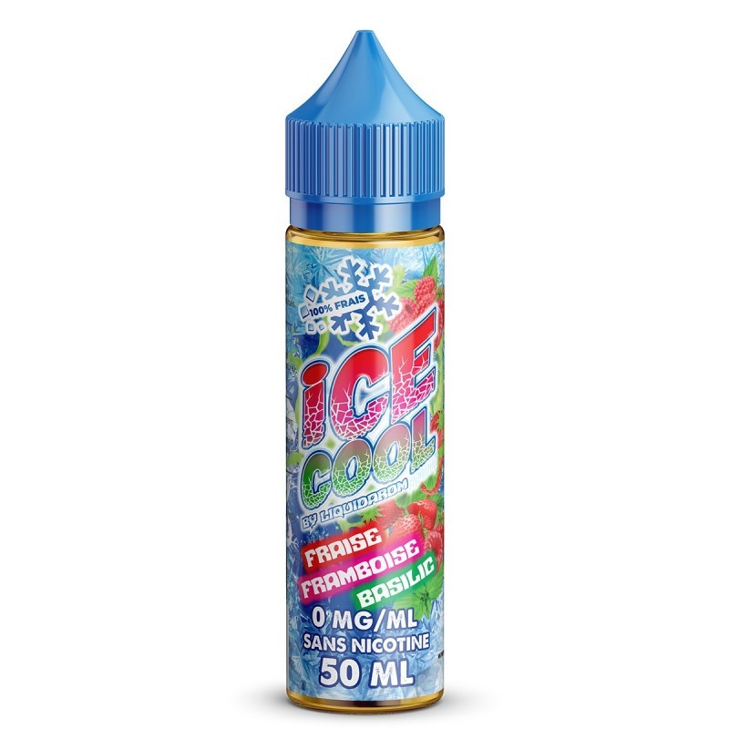 FRAISE FRAMBOISE BASILIC - ICE COOL 50ML