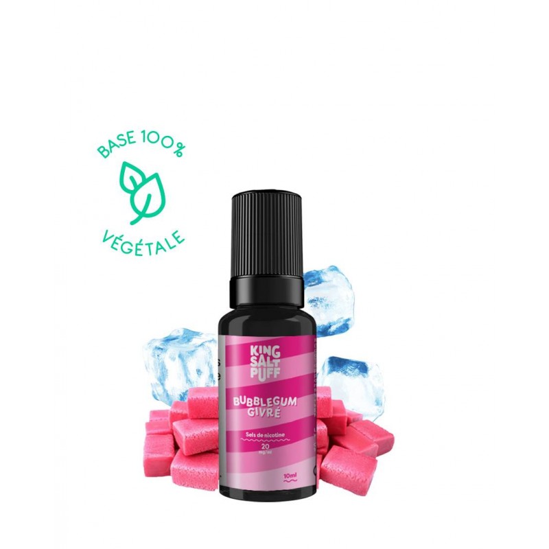 BUBBLE GUM GIVRE 10ML- KING SALT PUFF