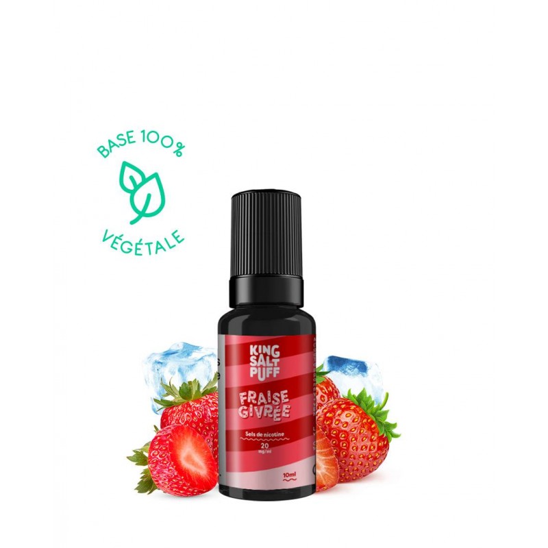 FRAISE GIVREE 10ML- KING SALT PUFF